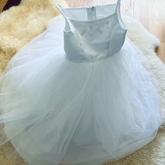 Size 4T ~ Stunning David’s Bridal Flower Girl Dress! - Picture 5 of 8